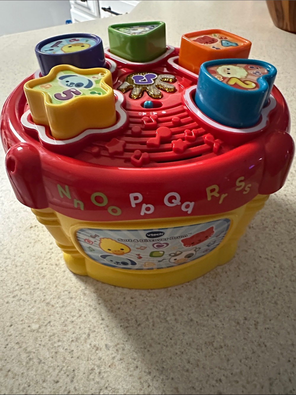 VTech Sort and Discover Drum, Musical Toy with Learning Games.
